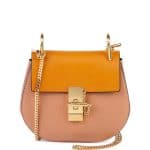 Chloe Sand/Orange Drew Small Bag
