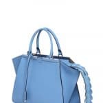 Fendi Light Blue with Croc Tail 3Jours Mini Bag