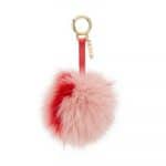 Fendi Pink/Red Fox Fur PomPon