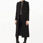 Givenchy Black Belted Coat - Pre-Fall 2015