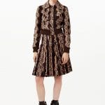 Givenchy Brown Reptile Print Dress and Boots - Pre-Fall 2015