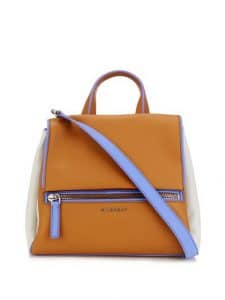 Givenchy Tan/Purple/Grey Pandora Pure Satchel Bag