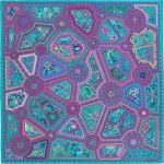 Hermes Chemins Secrets Silk Twill Scarf 140