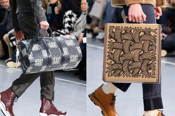 Louis Vuitton Men's Fall / Winter 2015 Runway Bags featuring