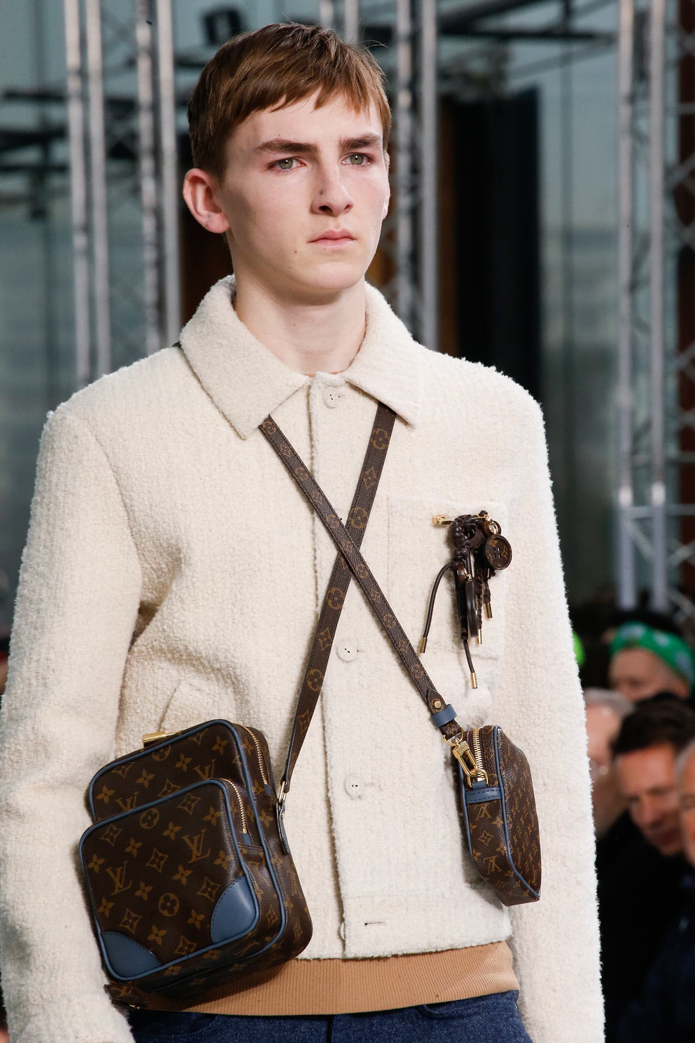 Louis Vuitton Men's Fall / Winter Runway Bags Damier Nemeth Print - Spotted Fashion