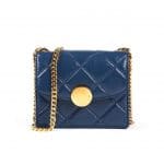 Marc Jacobs Blue Quilted Mini Trouble Bag