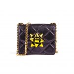 Marc Jacobs Violet/Yellow Quilted Metallic Party Bow Trouble Mini Bag