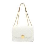 Marc Jacobs White Quilted Trouble Bag