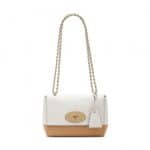 Mulberry Cream/Wheat Lamb Nappa Lily Bag