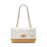 Mulberry Cream/Wheat Lamb Nappa Lily Medium Bag