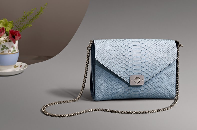 Mulberry Spring Summer 2015 - Blue Python Delphie Duo