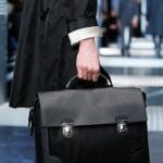 Prada Black Nylon/Leather Briefcase Bag