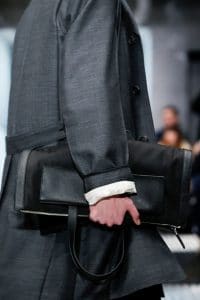 Prada Black Nylon/Leather Foldable Tote Bag