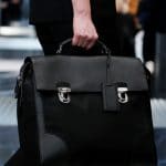 Prada Black Nylon/Leather Large Briefcase Bag 2