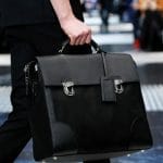 Prada Black Nylon/Leather Large Briefcase Bag 3