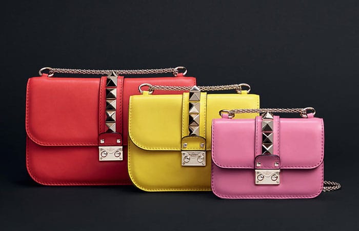 Valentino Rockstud Lock Mini Flap Bag Reference Guide Spotted Fashion