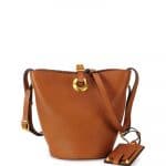 Valentino Tan Eye On You Bucket Bag