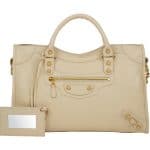 Balenciaga Blanc Creme Giant 12 City Bag