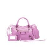 Balenciaga Rose Berlingot Classic Mini City Bag