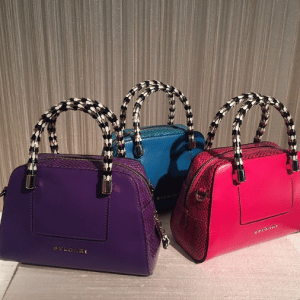Bulgari Violet/Blue/Pink Serpenti Top Handle Bags - Fall 2015