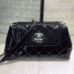 Chanel Black Coco Shine Accordion Small Bag