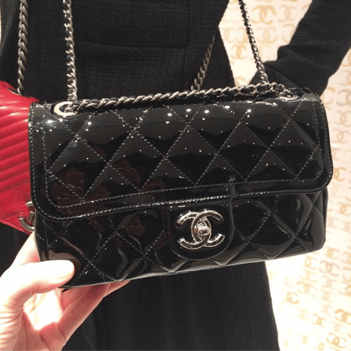 Chanel Black Coco Shine Flap Bag