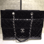 Chanel Black Coco Shine Tote Large Bag