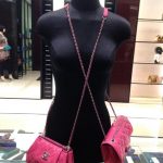 Chanel Pink Coco Shine Accordion and Flap Small Bags