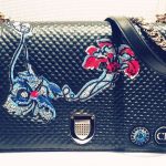 Dior Black Embellished Diorama Flap Bag