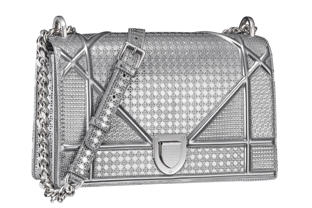 silver diorama bag