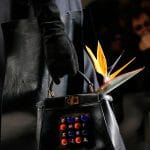 Fendi Black Embellished Peekaboo Bag - Fall 2015 Runway