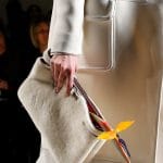 Fendi White Fur Clutch Bag - Fall 2015 Runway