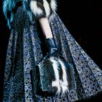 Marc Jacobs Grey Chevron with Fur Bag - Fall 2015