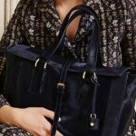 Mulberry Midnight Blue Calf Hair Bucket Bag - Fall 2015