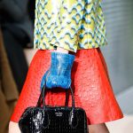 Prada Black Crocodile Top Handle Bag 2 - Fall 2015 Runway