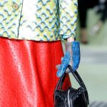 Prada Black Crocodile Top Handle Bag - Fall 2015 Runway