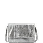 Prada Chrome Metallic Snake Lux Mini Crossbody Bag