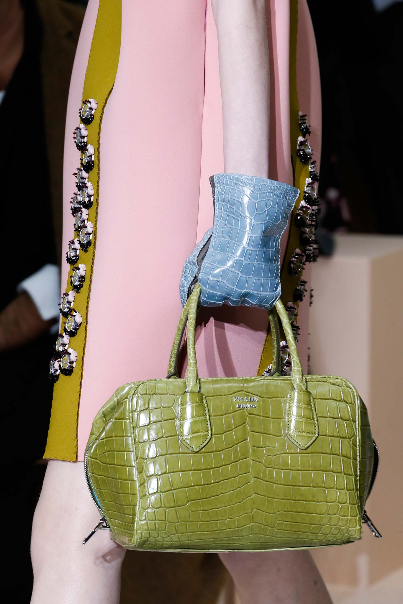 Prada Fall/Winter 2015 Runway Bag Collection Featuring Pastel Colors -  Spotted Fashion