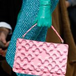 Prada Pink Molecule Print Flap Bag - Fall 2015 Runway