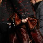 Proenza Schouler Brown/Burgundy Fur Clutch Bag - Fall 2015