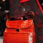 Proenza Schouler Red Crocodile Kent Bag - Fall 2015