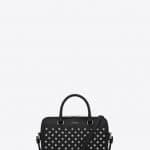 Saint Laurent Black with Star Studs Classic Baby Duffle Bag