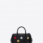 Saint Laurent Black/Multicolor Classic Americana Patchwork Baby Duffle Bag