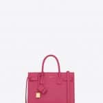 Saint Laurent Lipstick Fuchsia Classic Baby Sac De Jour Bag