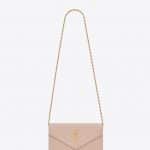 Saint Laurent Pale Pink Monogram Chain Wallet Bag