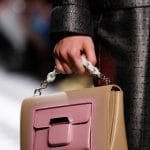 Balenciaga Beige/Pink Flap Bag - Fall 2015 Runway