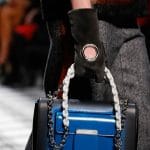 Balenciaga Black/Blue Flap Bag 2 - Fall 2015 Runway