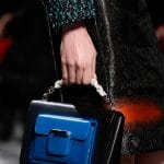 Balenciaga Black/Blue Flap Bag - Fall 2015 Runway