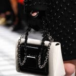 Balenciaga White/Black Flap Bag 2 - Fall 2015 Runway