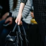 Bottega Veneta Black Crocodile Top Handle Bag - Fall 2015